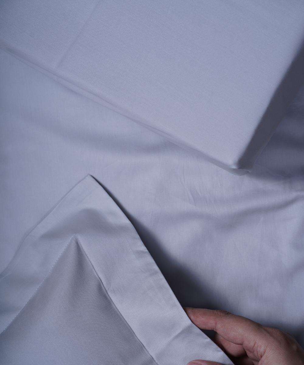 Moonlight Grey- Plain Bedsheet